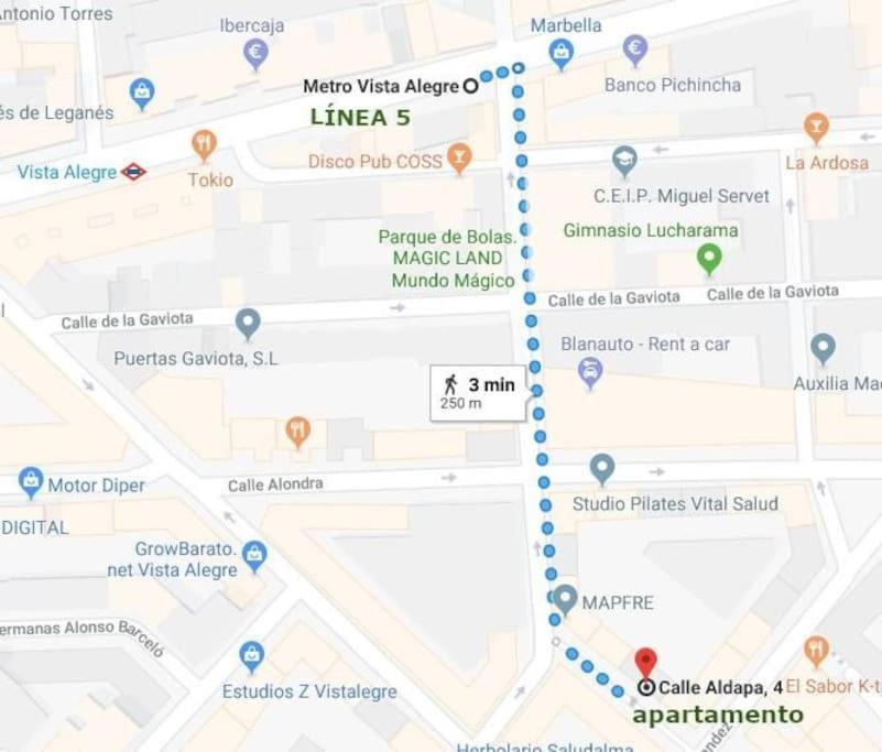 Nuevo Y Confortable Apartamento En Vista Alegre Madrid Eksteriør bilde